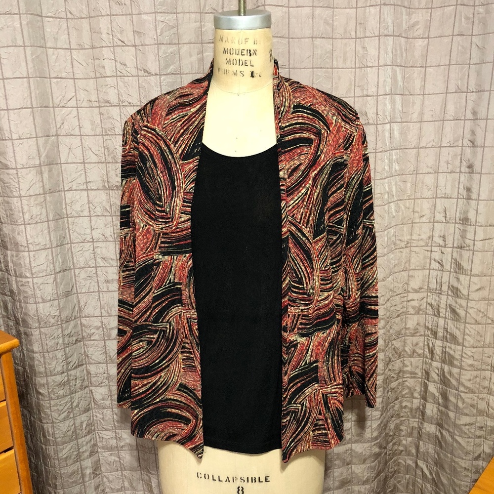 JM Collection - Petite Twofer Blouse